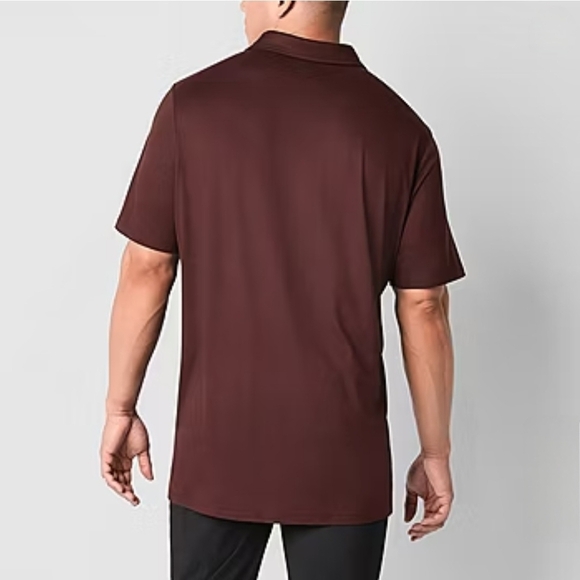 STYLUS Plum Polo Shirt Classic Short-Sleeve Design - Picture 2 of 9